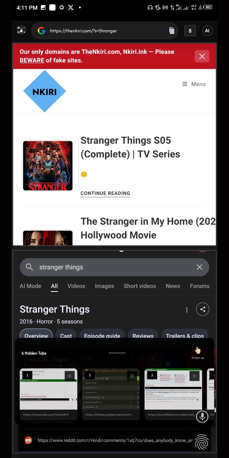 Xelox Two-Tab Interface